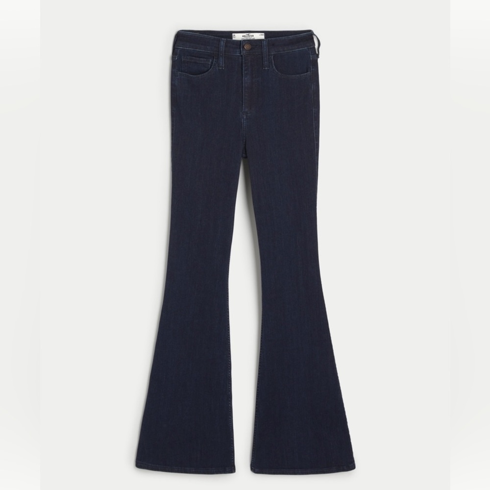 Curvy High-Rise Dark Wash Flare Jeans